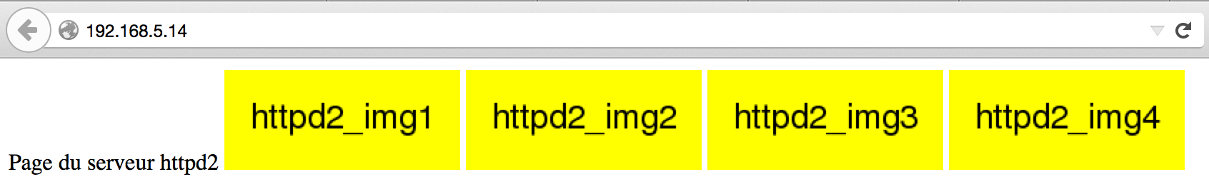 Page de test serveur httpd2
 